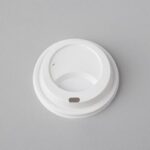 Plastmasas vāciņi ø80mm, balti, PS, iepakojumā 100gab.