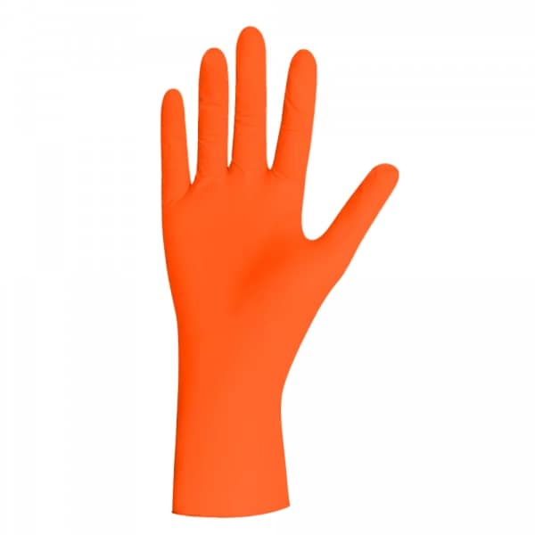 20724405.jpg Nitrila cimdi, bez pūdera, mikroteksturēti, oranžā krāsā 100 gb. - Image 1
