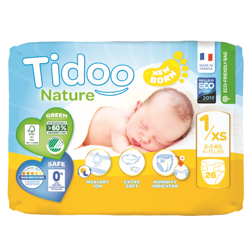 Tidoo-Galexis-couche-newborn.png Ekoloģiskās autiņbiksītes 2-5 Kg (26 Gb.) - Image 1