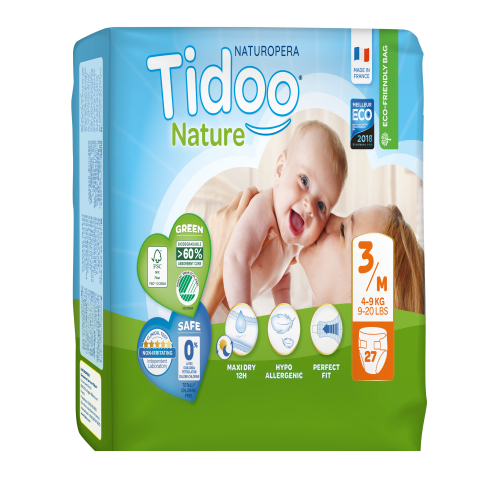Tidoo_T3_couches_single.png Ekoloģiskās autiņbiksītes 4-9 Kg (27-56gb) - Image 1