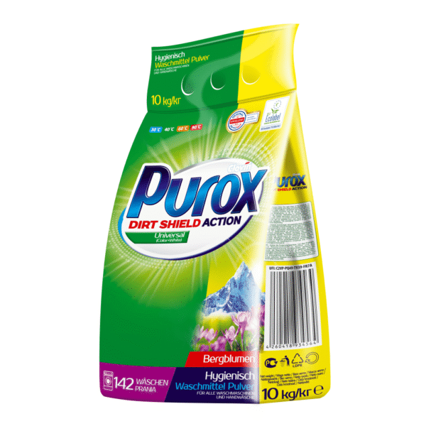 PUROX Universal veļas pulveris baltai veļai 10kg