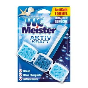 tualetes-bloks-WC-Meister-sea.jpg WC Meister tualetes bloks (jūras smarža) 45gr - Image 1